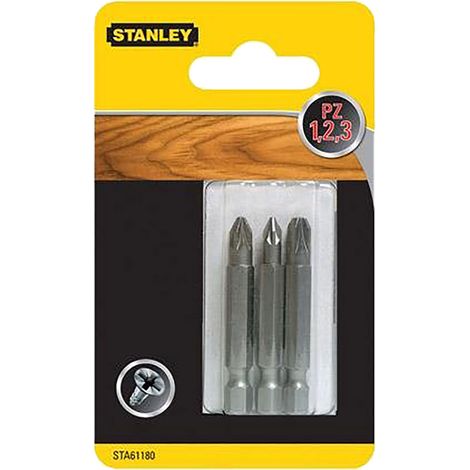 Inserti per Avvitatori Pz ( ) Pz1 2 48 Stanley 3 Pezzi 3 mm