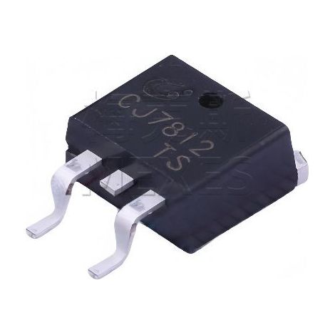 Changdian/Changjing CJ7812 TO-263-2 12V 1,5A Dreipoliger positiver Spannungsregler (5 Stück)
