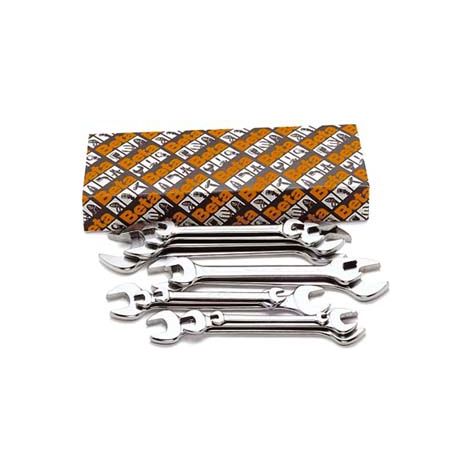 CHIAVI A FORCHETTA CROMATE ART.55/S  ART.55/S8 in serie pz.8 da 6x7 a 20x22 in scat.    BETA