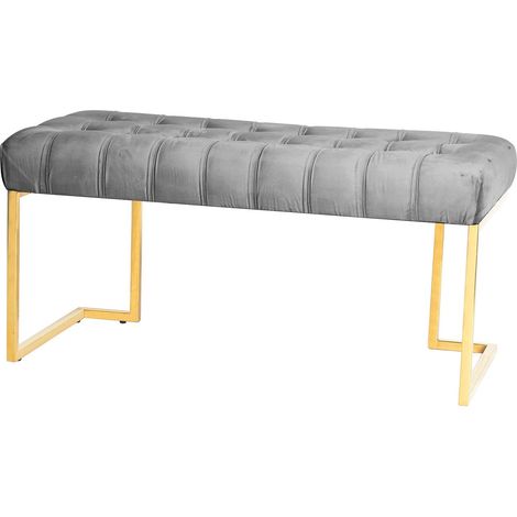 Banc Rarity 225 - Gris souris et doré (1/5)