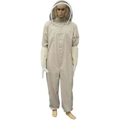 Combinaison D'apiculteur, Costume D'apiculture Professionnelle avec Gants, Vêtements À Capuchon Protection pour Apiculteurs XXL (1/4)