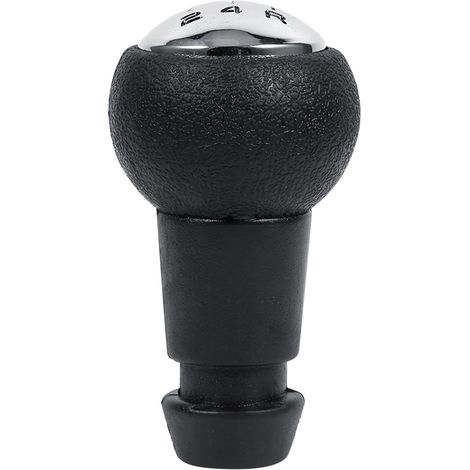 Pomello del cambio Haofy, pomello del cambio manuale universale a 5 velocità per auto, nero, adatto per 307, migliora gli interni della tua auto con un (1/5)