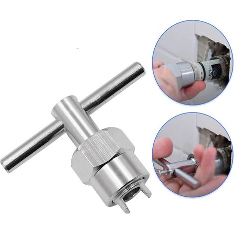 Extracteur de cartouche de robinet compatible Moen 1200, 1222, 1225, outil de démontage T (1/5)