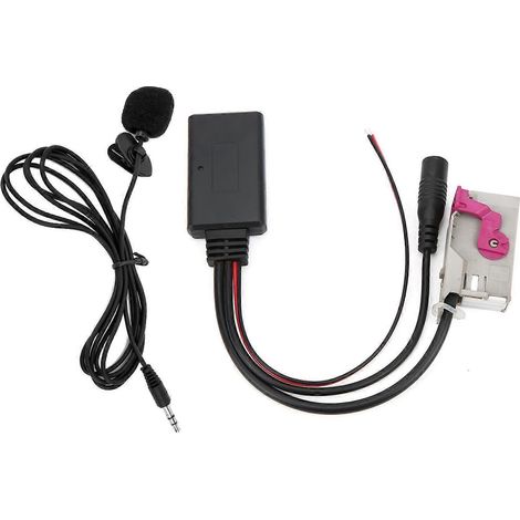 Module Bluetooth de voiture, câble AUXIN, adaptateur microphone sans fil, remplacement pour A3 A4 A6 A8 TT R8 RNSE (1/4)