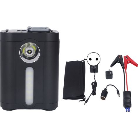 Station électrique portable 99Wh, générateur solaire avec batterie lithium mobile, prises AC pour camping-car et camping, 110-240V fiche UE, 220V 50Hz, noir (1/5)