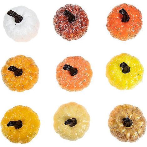 9-teilige Kürbisdekorationen für Halloween