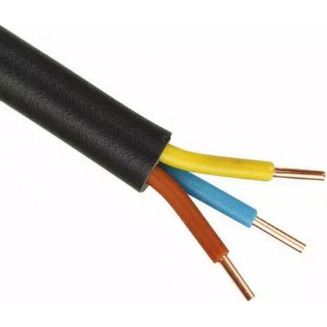 Câble électrique U-1000 R2V 3G2,5 mm² cuivre rigide (1360425)