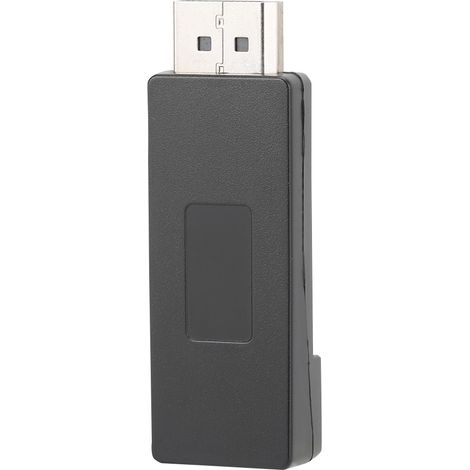 Adaptateur DP mâle vers HDMI femelle en cuivre sans oxygène haute pureté 1080p, boîtier PBS noir. (1/5)
