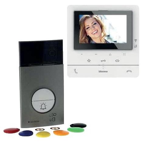 Kit vidéo Bticino 364614 – Vidéophone Wi-Fi 5" avec écran LCD – Caméra grand angle – Installation murale – IP54 – Compatible avec dispositifs connectés – Tegui