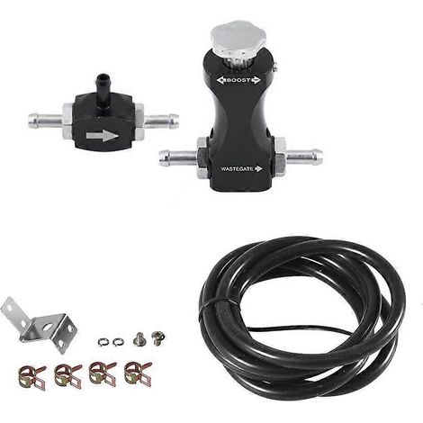 Kit de régulation de pression universel pour turbocompresseur manuel avec soupape de purge et régulateur en aluminium pour voiture modifiée. (1/5)