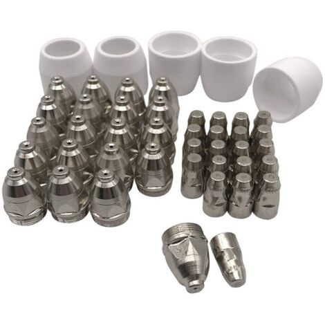 45 pièces électrodes P80 consommables torche plasma, kit de coupe 1.5mm (1/5)