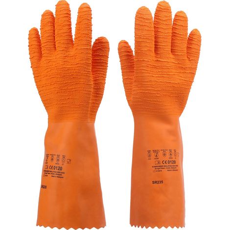 Gants de travail résistants réutilisables SR235, protection haute et basse température, pour travaux extérieurs généraux, paire de 10. (1/5)