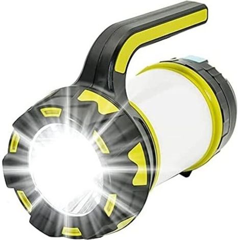 Rechargeable Camping Light, 6 Lighting Modes, IPX4 Waterproof, Perfect for Hurricanes, Emergencies, Power Outages, USB Cable Included [Energy Class A+]