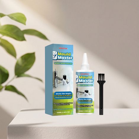 Haushalts-Schimmelentferner für weiße Wände, zur täglichen Fleckenentfernung und Reinigung – 100 ml 1 + Bürste 1 -- DTEKGAZ (1/5)