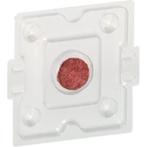 Legrand – Écran anti-plâtre pour boîte carrée 1 à 4 postes – Protection volume intérieur – Marquage couleur après plâtre – 70x70mm – LEG080199