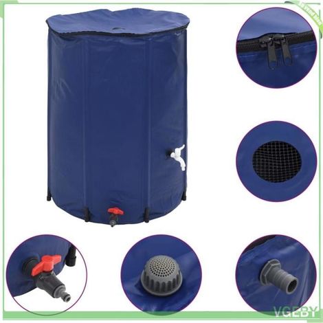 Réservoir d'eau pliable - FAFEICY - 155993 - 750 L - PVC - Robinet intégré (1/5)