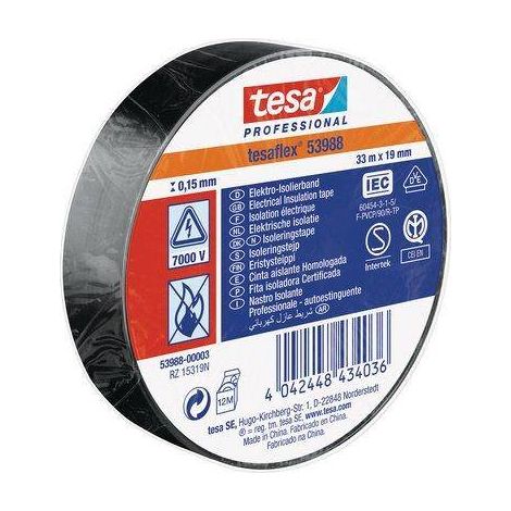 tesa Professional 53988, 33m x 19mm, schwarzST