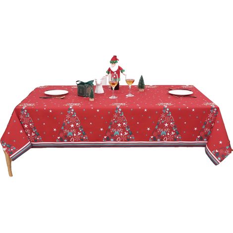 Tischdecke, Wasserdicht, Festliches Design, 229x137cm (1/2)