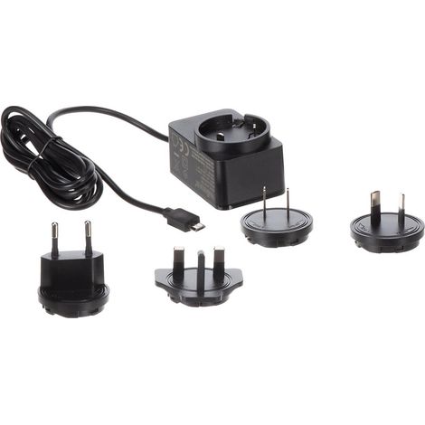 Chargeur Universel Avec Connexion Micro Usb - 5 V - 2 5 A Avec 4 Fiches De Voyage (1/5)