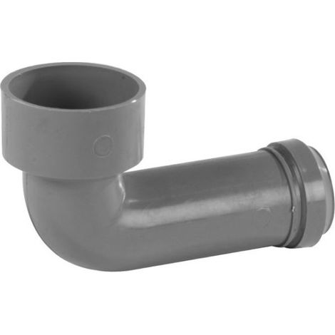 Curva Tecnica Doppio Bicchiere Ad Innesto Wavin ø 50 X 32 Mm Grigia