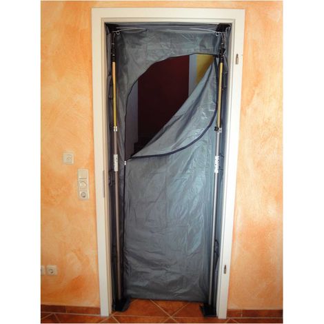 Staubschutztür / -wand 310x130cm Klettverschl.