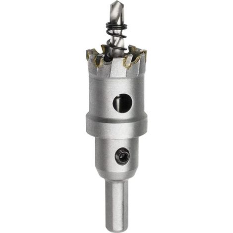 Foret de Scie Cloche en Métal, Coupeur de Trou de Dents en Carbure de Tungstène pour Tôle D'acier Inoxydable, Métal, Alliage, Fer, Bois (25.5mm) (1/5)
