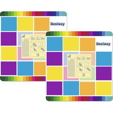 20 Bestway Reparatur Flicken wasserfest Pool Luftmatratze Flicken (1/4)