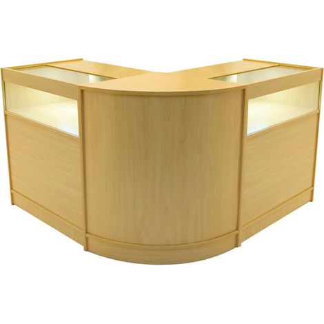 Iris LED Shop Counter Set CM60 & 2 x B900 - Maple
