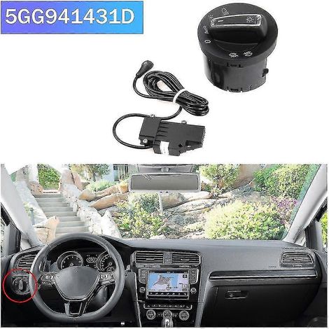 Module de capteur de luminosité des phares avant avec commande automatique pour Golf 7 MK7 MKVII 2015 5GG941431D (1/4)