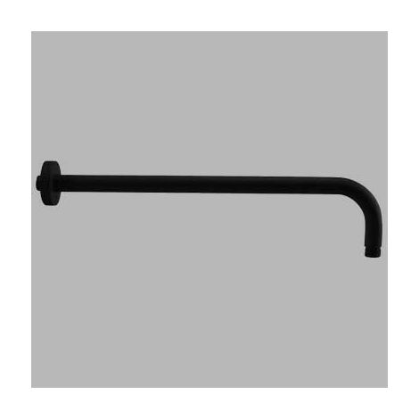 BRACCIO DOCCIA ROUND TONDO NERO - cm 30