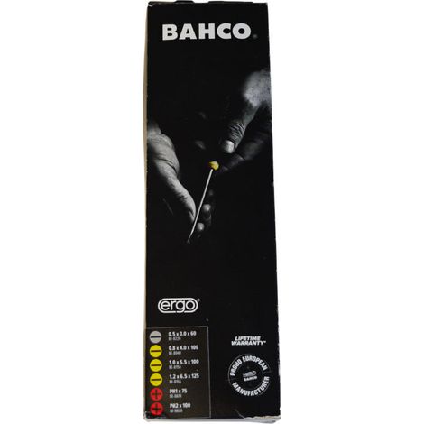 Jeu de tournevis Bahco ERGO.006 - 6 pièces ergonomiques (4 plats, 2 Phillips) (1/2)