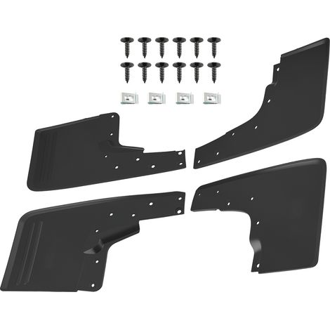 Black Mud Flaps for VW Amarok S1B S6B 2010-2022 Splash Guard Splashguards 4pcs (1/5)