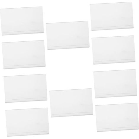 De 10 tiquettes De Prix Supports De Panneaux Pour Dessus De (1/5)