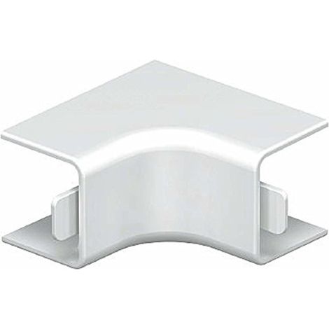 OBO Bettermann Capot d'angle intérieur 20x20mm polychlorure de vinyle blanc pur RAL 9010, 6191878