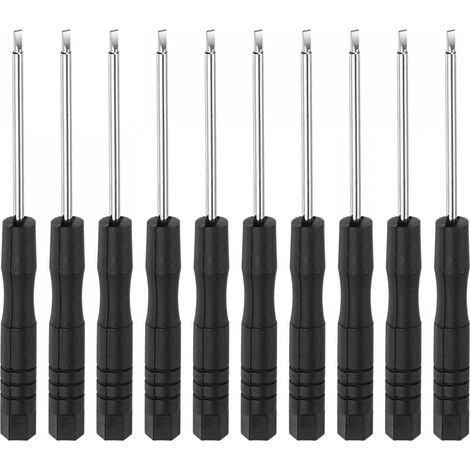 10Pcs Mini Tournevis à fente 1,5mm Tête plate (1/5)