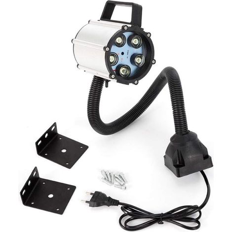 Maschinenlampe Led 5w Schwanenhals Licht Mit Wasserdichter Lampenkopf 360° Gerichteter Schlauch Tragegriff Drehmaschine Lampe FüR Workshop Labor Und Kfz-Reparatur
