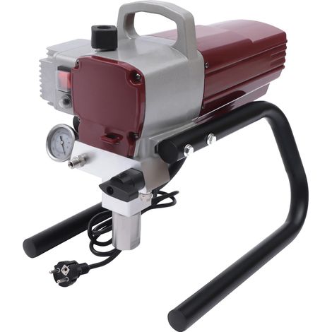 Pistolet à Peinture Électrique Haute Pression, 1800W de Puissance, Débit de 1,8L/min, Tuyau de 29,53 ft, Construction en Acier Inoxydable, Certifié CE (1/5)