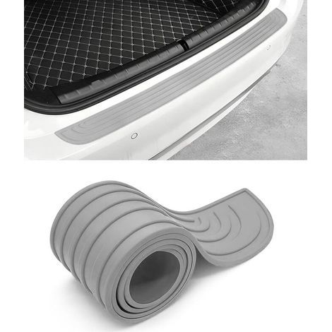 Protection Coffre Voiture,Protection Voiture,Protection Pare Choc Voiture,Protection pour Pare-Chocs Auto,Protection Seuil de Coffre Voiture(Gris,90x7cm) (1/5)
