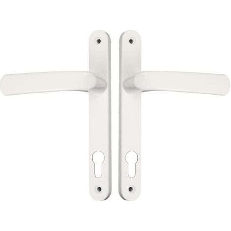 2 PCS Poignée de porte, poignée de porte en aluminium pour chambre à coucher avec vis d'assemblage (1/5)