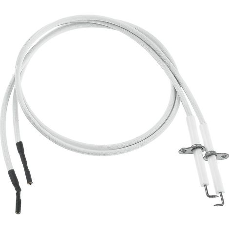 électrodes de bougie d'allumage en céramique, câble de bougie de 700 mm, bougie piézo à bouton-poussoir pour barbecue à gaz/KitchenAid.