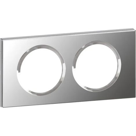 Legrand Céliane Bedienplatte Spiegel Finish 2-fach Glas