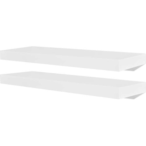 Maison Exclusive - Wandregale 4 Stk. Weiß 60 cm (1/5)