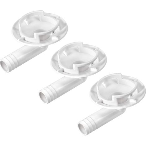 3Pcs Climatisation Drainage Tuyau Connecteur Coude 40mm Raccord pour Mini-Split Unités et Fenêtre AC Unité Parties (1/2)