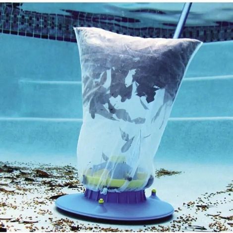 Pool leaf vacuum - Deluxe pool skimmer net - Quick cleaning - Maintenance kit included