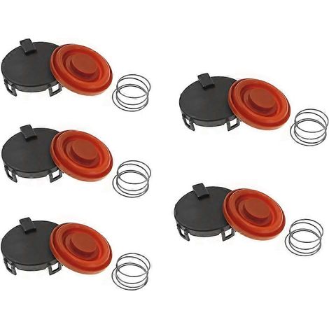 Lot de 5 couvercles de soupapes de moteur avec membrane pour BMW N47 N47S X1 X3 E60 E61 E81 E82 (références : 11128508570, 11127809512, 11127797613) (1/5)