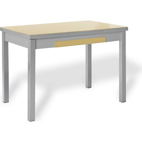 Table de Cuisine Extensible avec Ailes Beige 70 x 110 cm (1/5)