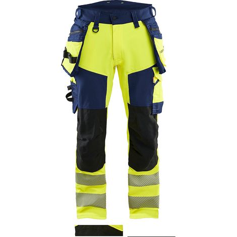 Pantalon de travail haute visibilité stretch 4D 1122 - Jaune/Marine XL - FR(48) - SE(C54) - Standards