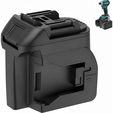 Adaptateur double batterie 2 en 1 Milwaukee vers Makita, 18V-20V pour outil sans fil, option standard, 500 g – Livraison gratuite