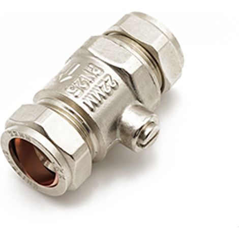 Primaflow QQM Iso Valve 22mm Chrome Full Flow (1/2)