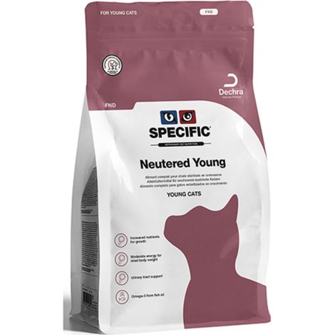 SPECIFIC Pienso para Gatitos ESTERILIZADO FND, 2 kg